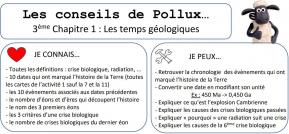 Conseil de pollux 3eme chap 1